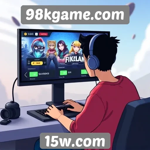 Avaliação da interface do usuário do site 98kgame.com